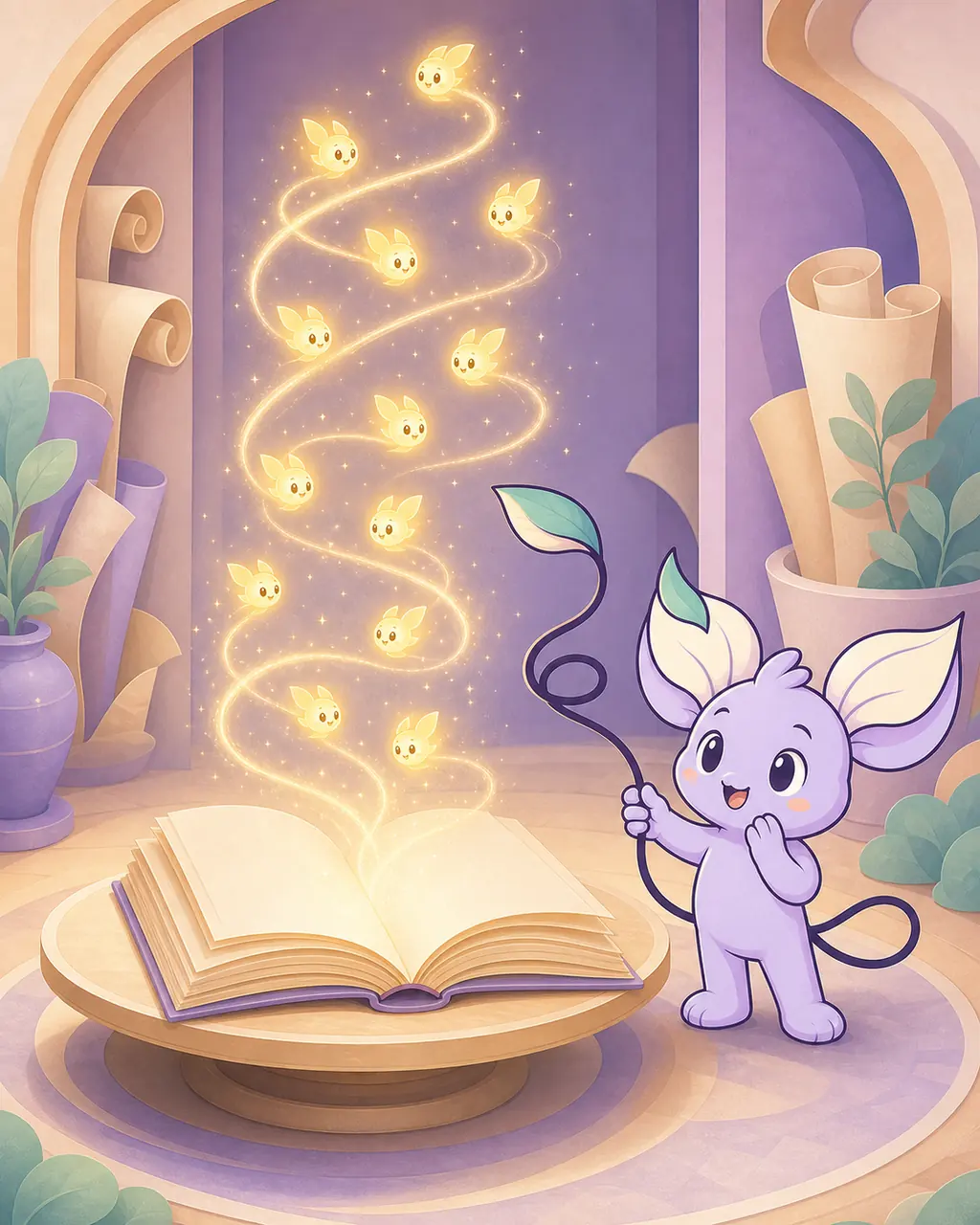 Nilo in an illustrated LineSaga coloring-story example